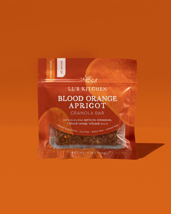Blood Orange Apricot Granola Bar