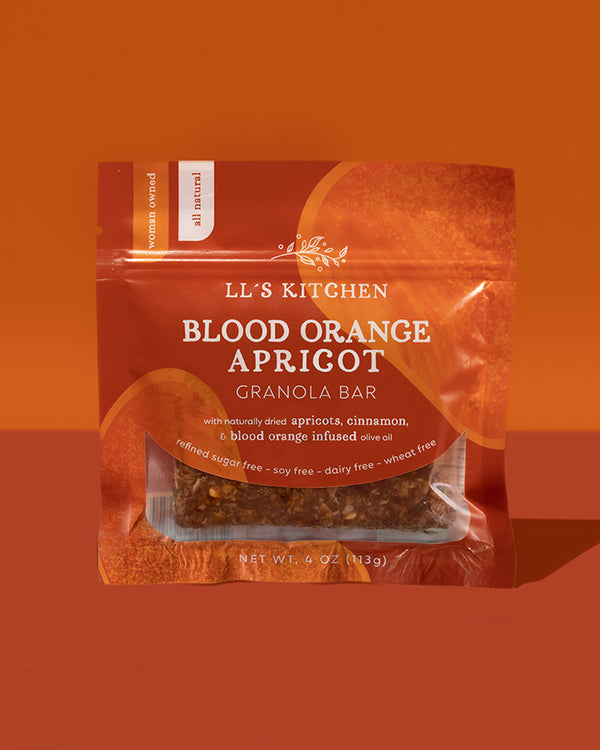 Blood Orange Apricot Granola Bar